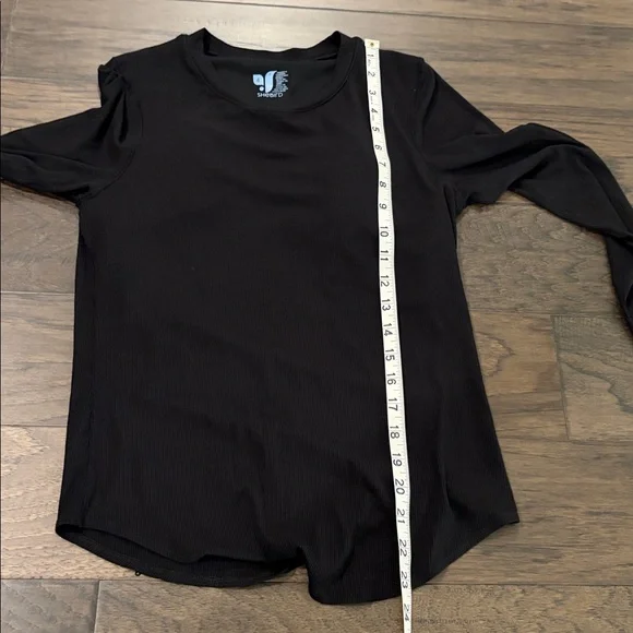 Shebird Aspen Long Sleeve Ribbed Knit Bra Top Sz 4/M - Picture 9 of 10